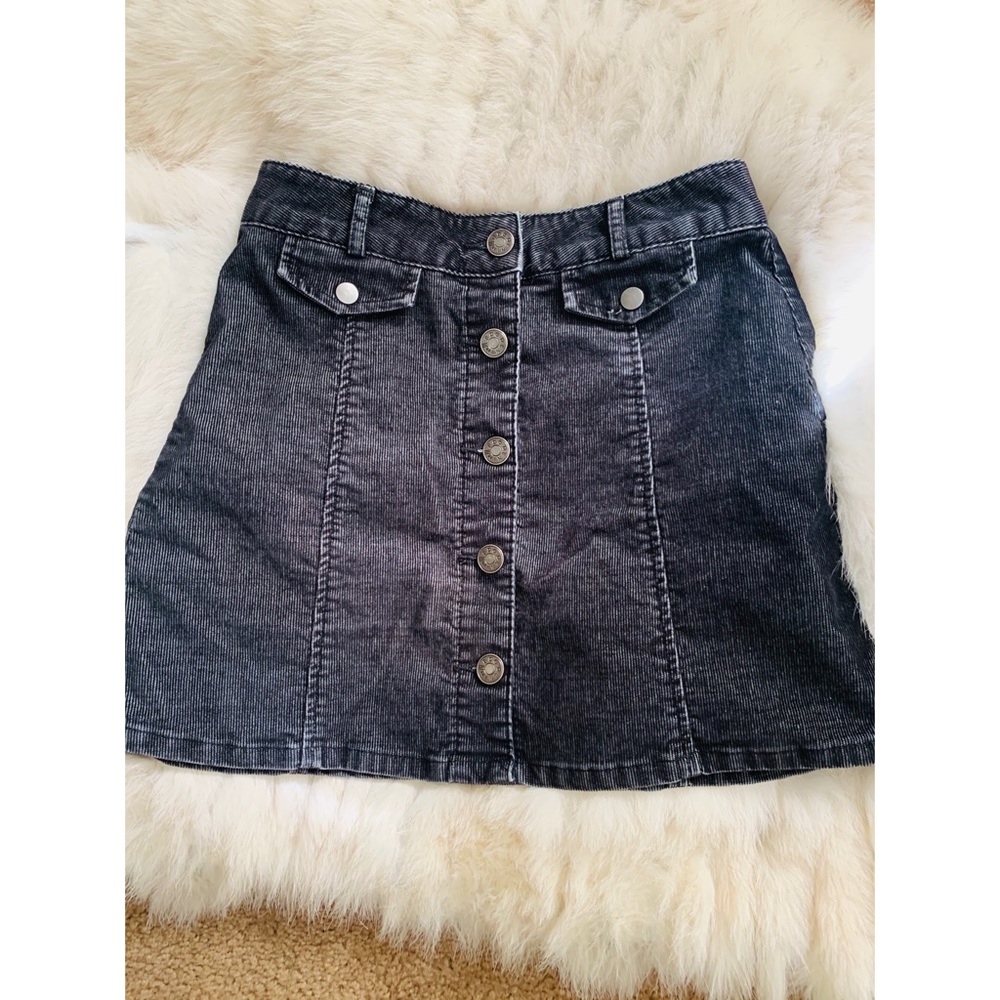 BDG SADIE denim skirt with button- front small - Picture 10 of 11